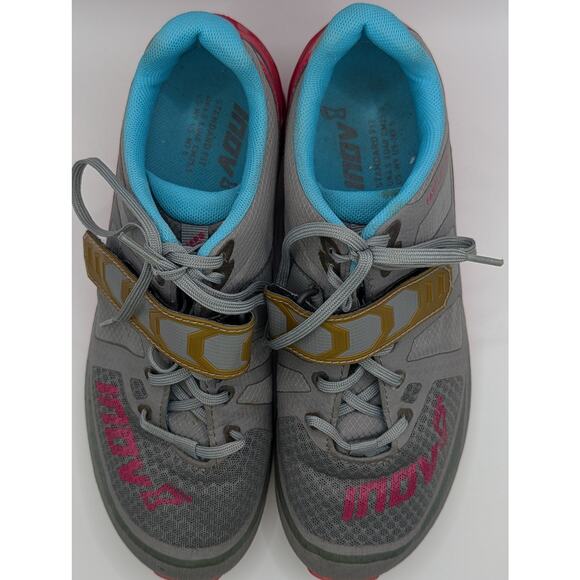 INOV-8 FastLift 325 Women’s Weightlifting/Cross-Training Shoes (Gray/Pink) - Picture 4 of 5